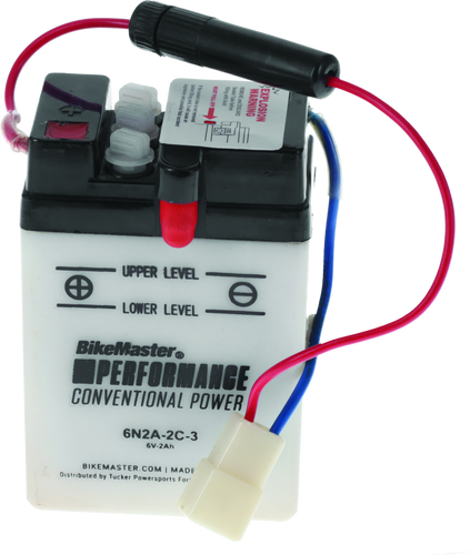 BikeMaster 6N2A-2C-3 Conventional Powersports Battery for Honda CT70 and NC50