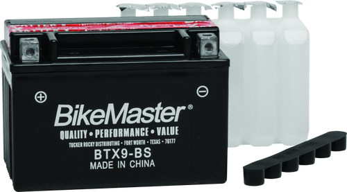 BikeMaster BTX9-BS Maintenance Free Powersports Battery for Motorcycle and ATV