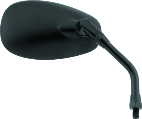BikeMaster American Mirror 10mm Matte Black - Part #601152