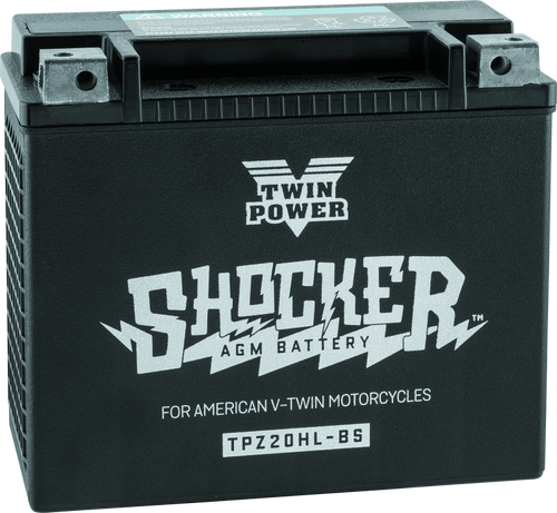 Twin Power YTX-20HL Shocker Battery - Heavy-Duty Powersports Battery Replaces H-D 65989-97A