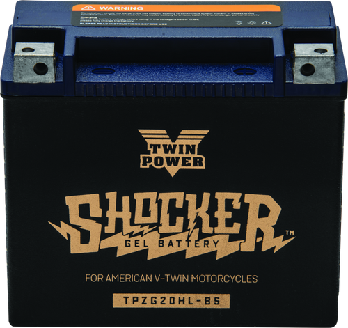 Twin Power YTX-20HL Shocker Gel Battery – Heavy-Duty Powersports Battery with Nano-Gel Technology, 310 CCA, Replaces H-D 65989-97A