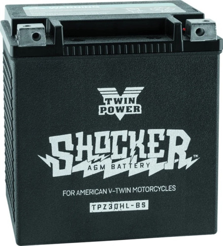Twin Power YTX-30L Shocker Battery for Harley Davidson – Replaces H-D 66010-97A, 430 CCA
