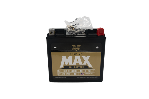 Twin Power GYZ-16HL Premium MAX Factory-Activated AGM Battery for Harley-Davidson Motorcycles