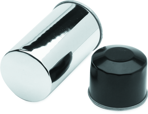 Twin Power Twin Cam and M8 Black Oil Filter - Replaces H-D 63731-99A with Backflow Valve