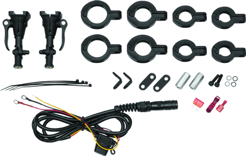 Kuryakyn Mount Kit for Wanderbar – Compatible with 7/8 inch to 1-1/2 inch Handlebars