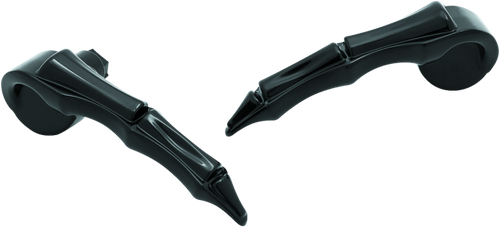 Kuryakyn Zombie Saddlebag Latch Handle Black for Harley Davidson Touring Models