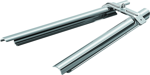 Kuryakyn Downtube Covers for Harley Softail 2000-2006 – Chrome Front Frame Down Tubes