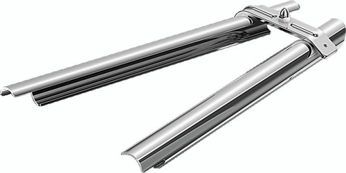 Kuryakyn Downtube Covers for Harley Softail 2000-2006 – Chrome Front Frame Down Tubes