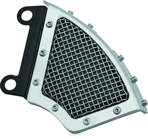 Kuryakyn Mesh Front Caliper Covers Chrome for Harley Davidson Softail Models