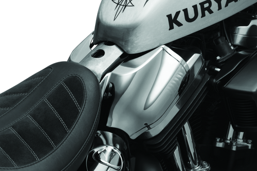 Kuryakyn Saddle Shields 14-Up XL with Peanut Style Tanks - Smoke