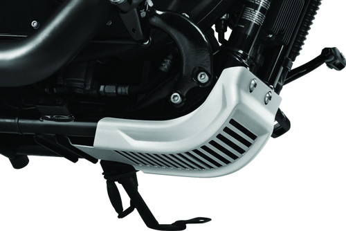 Kuryakyn Dillinger Skid Plate for Harley Davidson Sportster Models – Durable Steel Protection with Vented Openings