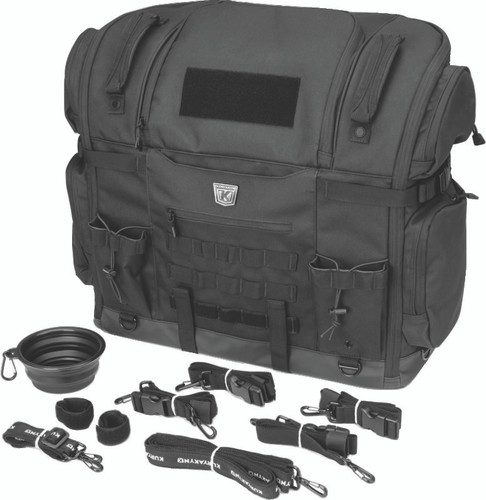 Kuryakyn Pet Palace Titan Motorcycle Pet Carrier for Touring Seats – Weather-Resistant and Heat-Reducing Design