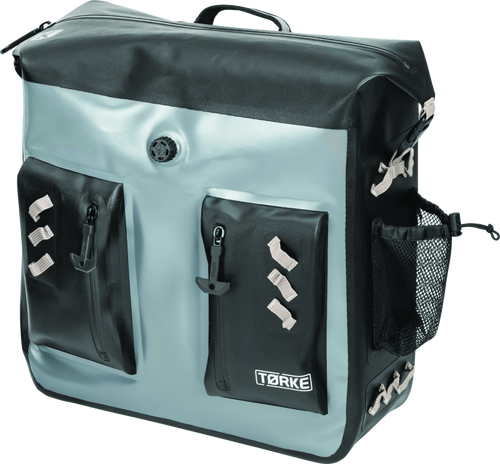 Kuryakyn Torke 24L Solo Dry Pannier – Waterproof Motorcycle Storage with Removable Support and External Cargo Net
