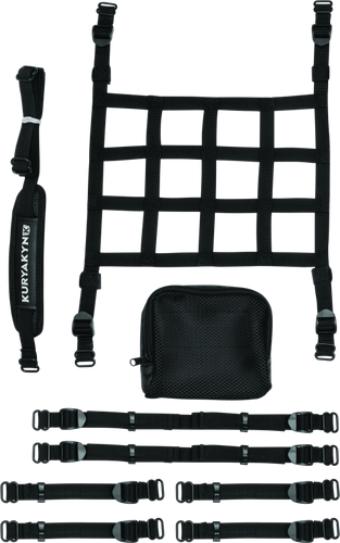 Kuryakyn Torke 24L Solo Dry Pannier – Waterproof Motorcycle Storage with Removable Support and External Cargo Net