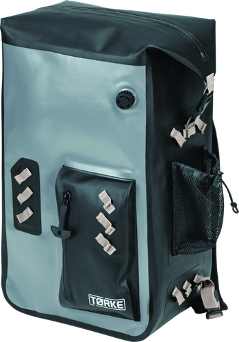 Kuryakyn Torke 25L Dry Backpack - Waterproof Powersports Gear Bag with Removable Support and Exterior Storage