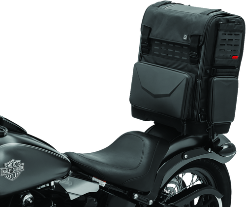 Kuryakyn Xkursion XS Odyssey Motorcycle Luggage Bag with Main Compartment and Media Storage