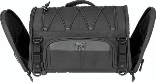 Kuryakyn Momentum Drifter Bag Part Number 5283 – Durable 42 Liter Powersports Travel Bag with External Bungee Storage and Quick Mount System