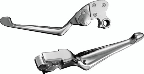 Kuryakyn Boss Blades with Adjustable Clutch for Harley Davidson 96-Up - Chrome