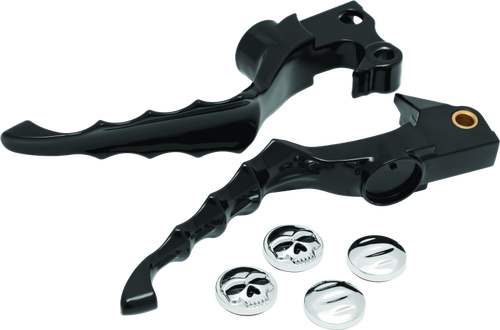 Kuryakyn Zombie Levers for Harley-Davidson 2004-2013 XL Models – Gloss Black