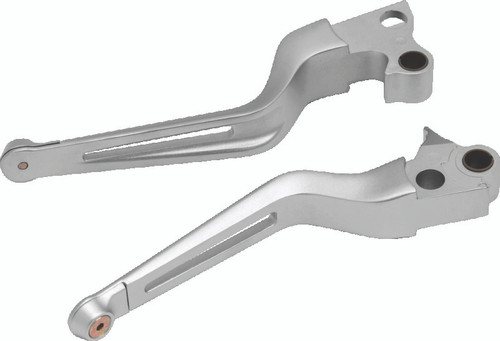Kuryakyn Dillinger Levers Cable Silver for Harley-Davidson - Part 6681