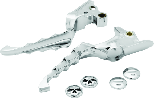 Kuryakyn Zombie Levers Chrome for Harley-Davidson - Part 6744