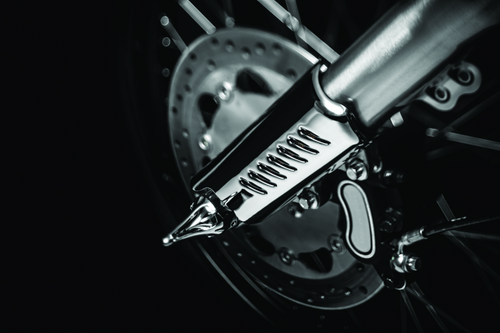 Kuryakyn Lower Leg Deflector Shields for Harley Davidson Touring Models - Chrome, Part 7768
