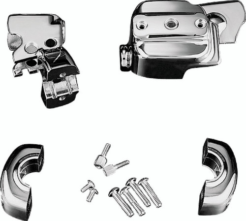 Kuryakyn Brake & Clutch Control Dress-Up Kit for Harley Davidson 2001-2002 Softail and Fat Boy Models