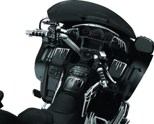 Kuryakyn Grip End Weights Chrome - Reduce Handlebar Vibration and Enhance Style