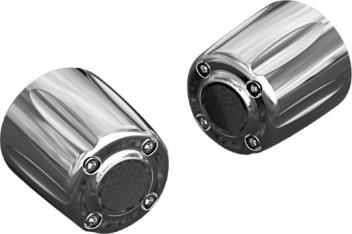 Kuryakyn Grip End Weights Chrome - Reduce Handlebar Vibration and Enhance Style