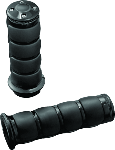 Kuryakyn ISO Grip Universal 7/8 Inch Gloss Black for Honda Rebel and Similar Bikes