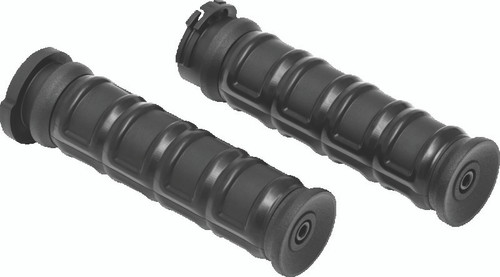 Kuryakyn Dillinger Grips Dual Cable Satin Black - Part 6673