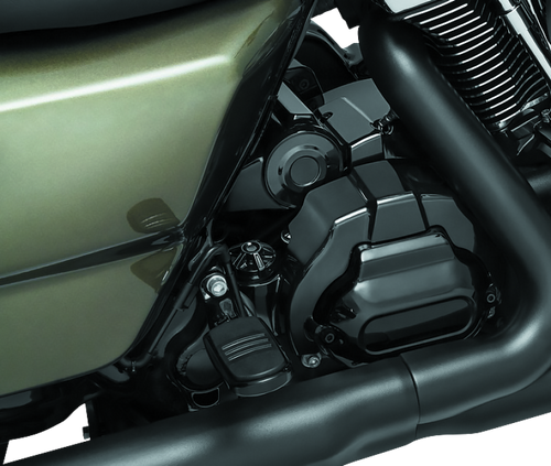 Kuryakyn Precision Dipstick for Harley Davidson - Gloss Black Aluminum Replacement Part 6426