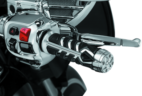 Kuryakyn Spear Grips for 2014-2017 Indian Motorcycles Chrome - Part #5635