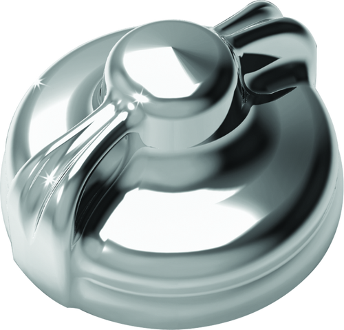 Kuryakyn Easy Turn Dipstick Cap Chrome for Harley-Davidson Models 2006-2017