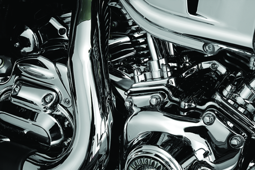 Kuryakyn Rear Cylinder Base Cover for Harley-Davidson Touring Models 2009-2016