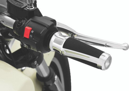 Kuryakyn Phantom Grips for Indian Scout and Scout Sixty – Chrome with Ergonomic Design and Vibration Dampening