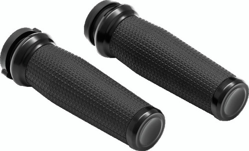 Kuryakyn Thresher Grips Throttle-By-Wire Black - Part 5943