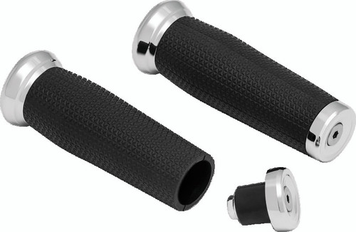Kuryakyn Thresher Grips Universal 1 Inch Chrome for Suzuki Intruder Models