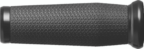 Kuryakyn Thresher Grips Universal 7/8 inch Black – Ergonomic Shark Tooth-Inspired PowerSports Handlebar Grips