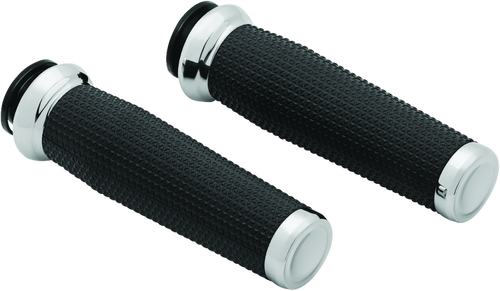 Kuryakyn Thresher Grips for 2018-2019 Indian Models – Chrome