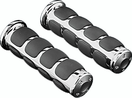 Kuryakyn Metric ISO Grips Chrome - Part Number 6235