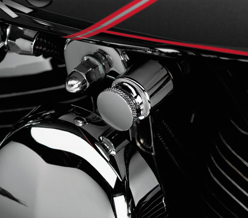 Kuryakyn Marquis Choke Knob Cover Chrome for Harley-Davidson 88-06 XL & 90-06 Big Twin with Stock Carbs