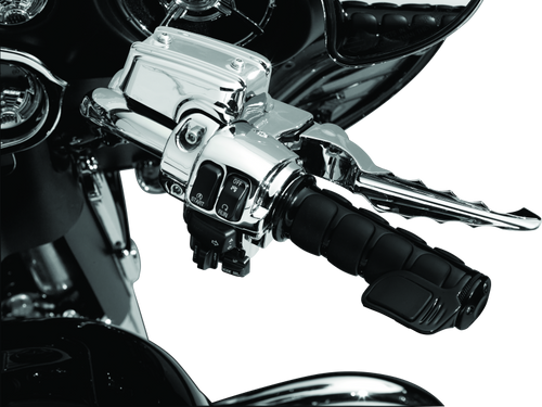 Kuryakyn ISO Grips Without Throttle Boss for Throttle-By-Wire Systems - Black