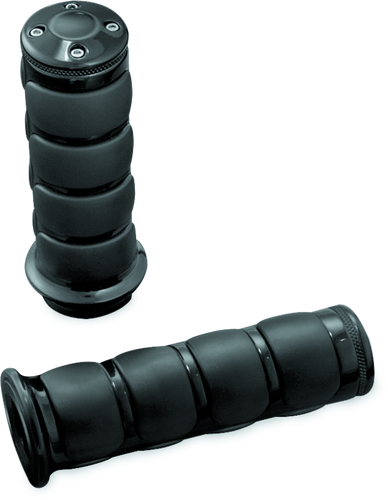 Kuryakyn ISO Grips for Triumph Motorcycles – Black, Part Number 6337