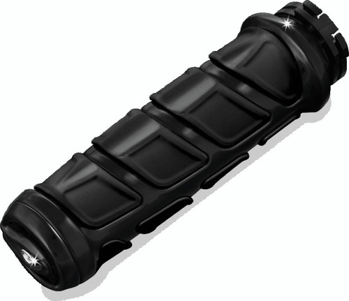 Kuryakyn Kinetic Grips Dual Cable Black – Modern Vibration-Isolating Powersports Handgrips