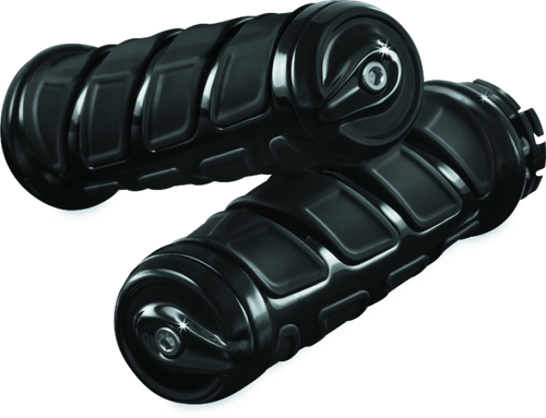 Kuryakyn Kinetic Grips Throttle-By-Wire Black – Model 6353 for Powersports Vehicles