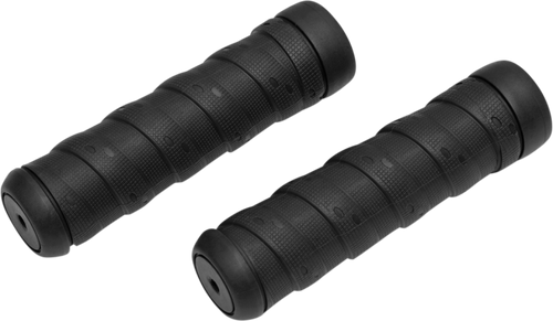 Kuryakyn Classic Wrap Grips 7/8 Inch Black – Durable Rubber Handlebar Grips for Powersports