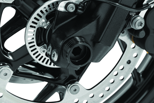Kuryakyn Lodestar Front Axle Slider for BMW R1200 and F800 Series - Black