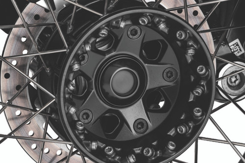 Kuryakyn Lodestar Rear Axle Sliders for BMW R1200 Series – Black