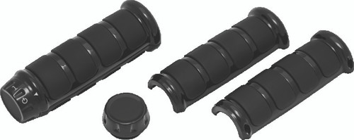 Kuryakyn ISO Grips for Heated Grips Black - Easy Install Over Factory Heated Handlebars